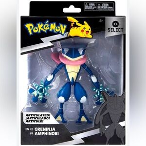 Pokemon Greninja Action Figure - Blue and Pink